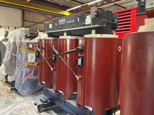 3150 kVA Siemens transformator 33.000/400 Volt dry type