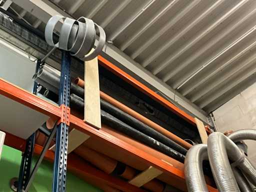 Charge von Kunststoffabflussrohr