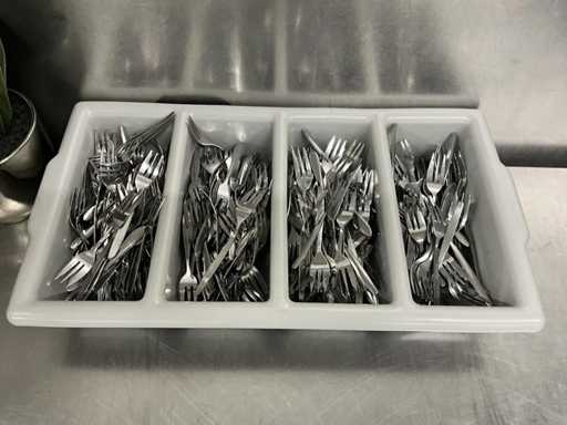 Bestekbak met gebaksvorken