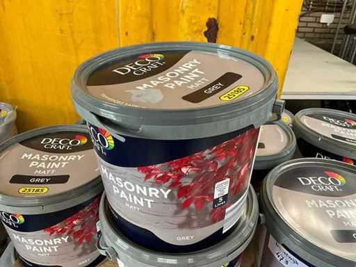 Decocraft Buiten muurverf à 5 liter (87x)