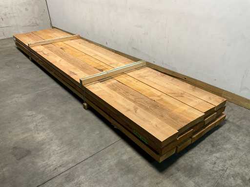 Douglas balk ruw - 500x22,5x7,5 cm (15x)