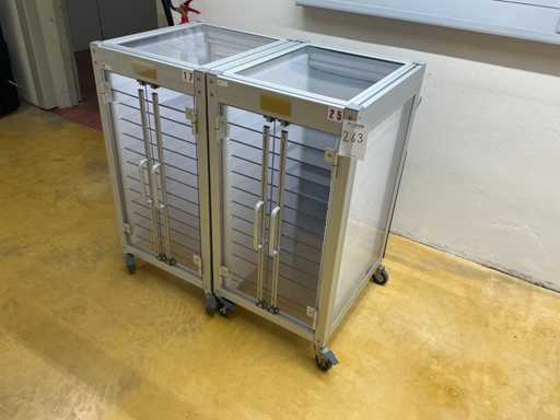 Shelf trolley (2x)
