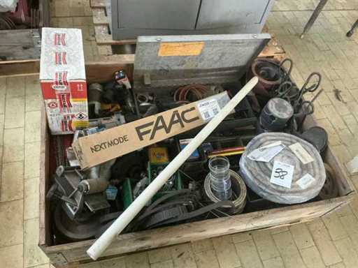 Machinery, spare parts and warehouse stocks