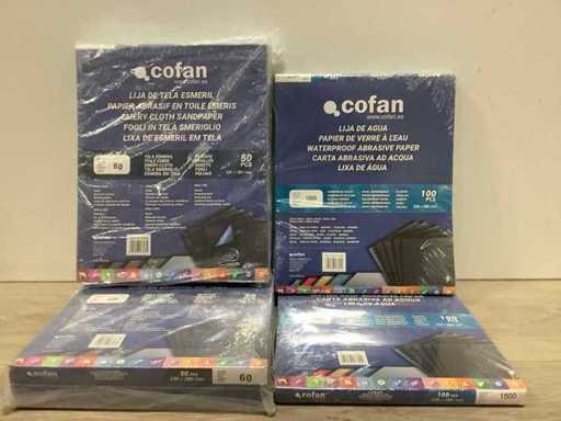 Verschiedene Cofan-Sandpapiere (300x)
