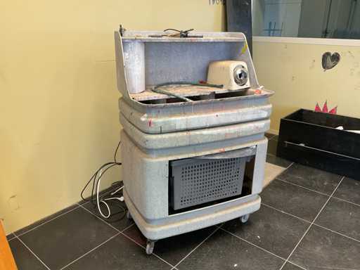 Mobile Installation von Spülwasser