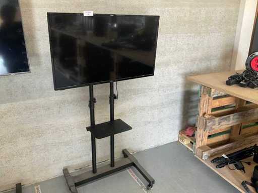 Salora Television on mobile stand