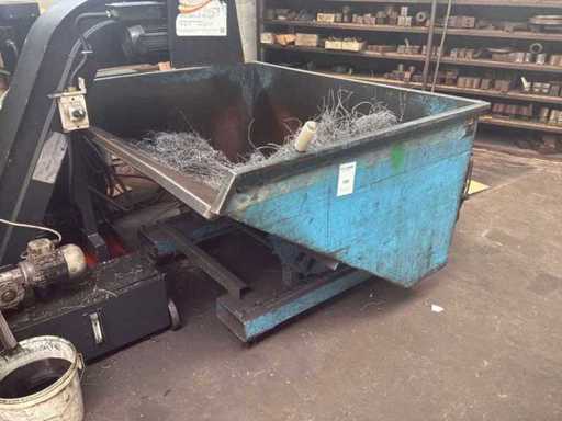 Afval kipcontainer