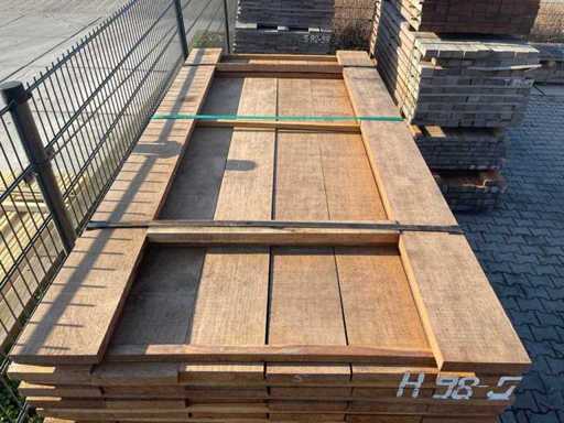 Guyana Ipé Planks finement sciés 1850x155x27mm (32x)