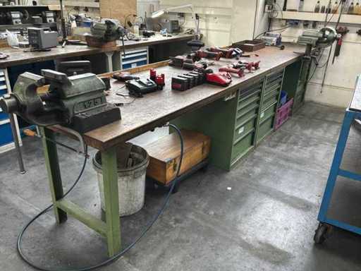 HOFFMANN workbench with contents