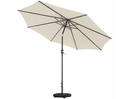 Parasol approx. 300 cm in diameter, tiltable