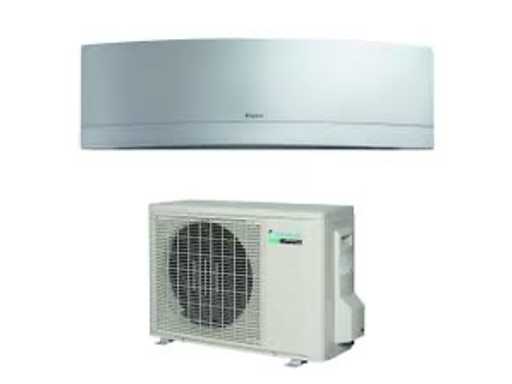 Daikin - Emura FTXJ25/RXJ25 SILVER - Airconditioning binnenunit met buitenunit