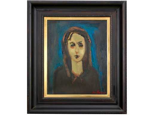 Gaby De Pauw - Meisje - olie op doek