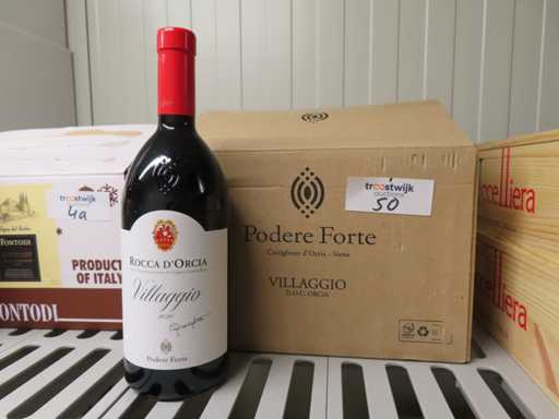 Rode wijn Rocca d'Orcia - Villaggio (6x)