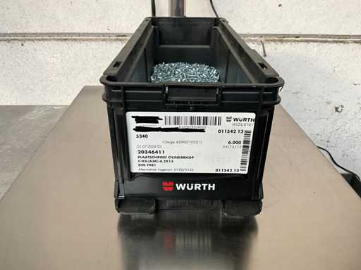 Wurt 6,52 kg Place vis culasse 4,2 x 13 pouces