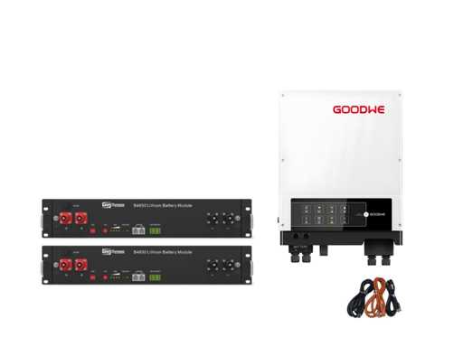 Goodwe + Dyness - Omvormer - 4.8 kW batterij t.b.v. energieopslag