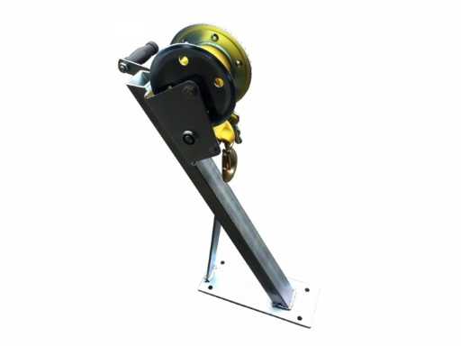 BKS – Windenstütze für das Rohr 60 mm inkl. Winde – Anderer Bootsteil