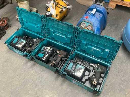 Makita DTW300RTJ Impact Wrench body (3x)