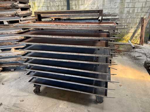 Chariot à plaques - Autres accessoires en béton