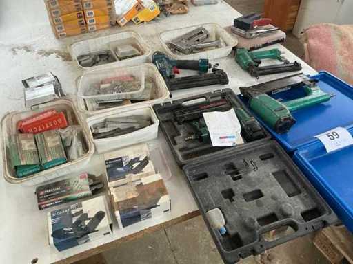 Prebena/ Parkside/... Pneumatic tackers / staple guns (4x)