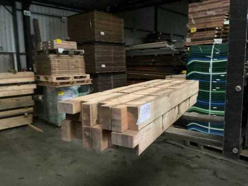 Spruce pole - 170x14x14 cm (8x)