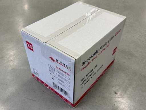 Mănuși Biozek Nitrile mărimea XS Blue cutii exterioare (188x)