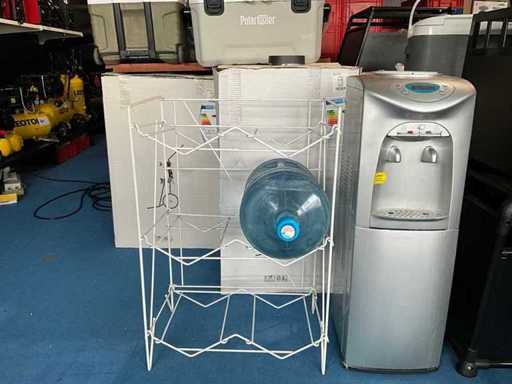 Dispenser d'acqua fredda-tiepida, inclusi 4 bottiglie d'acqua