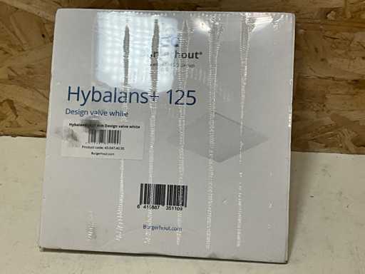 Burgerhout Hybalans Design ventilatierooster 125mm (4x)