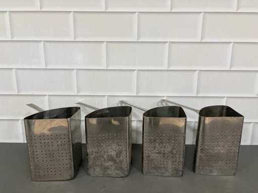 Pastamand ze stali nierdzewnej (4x)