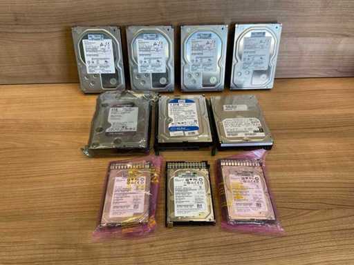HP / WD / Hitachi Dysk twardy (różne) (10x)