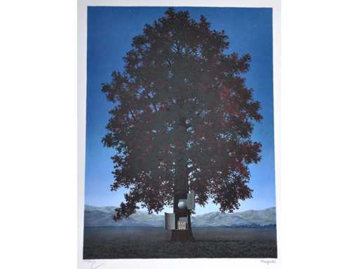 René Magritte - La voix du sang - lithograph