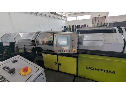 Double tube cutting machine with deburring machine BEWO DCH76