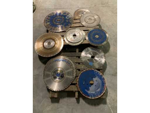 Les lames de scie totalisent 11 pièces pour marbre/composite/granit/céramique