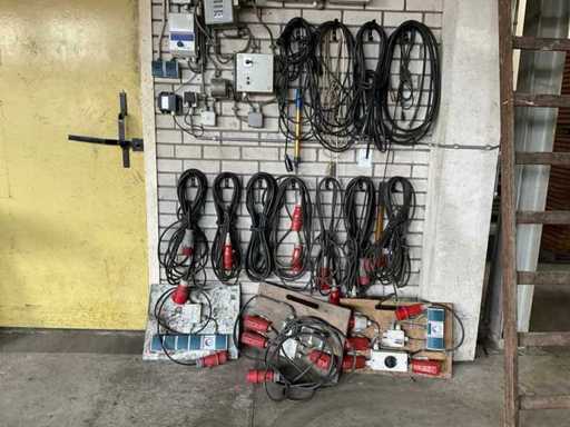 Partij lrachtstroom kabels