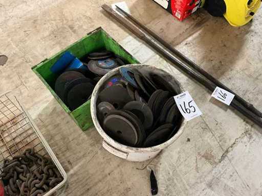 Charge von Schleifscheiben