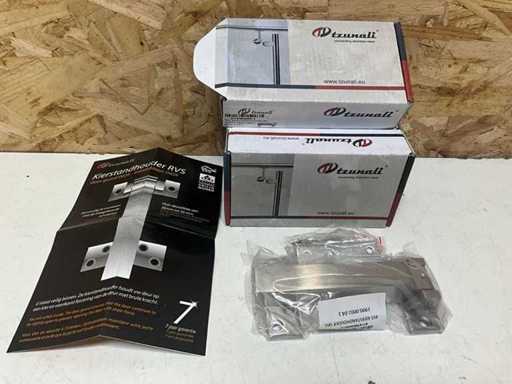 Tzunali Kierstandhouder RVS (5x)