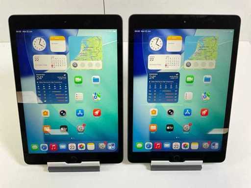 Apple iPad 8e génération 10,2" - WiFi seulement - 128 Go / 32 Go - Gris espace (2x)