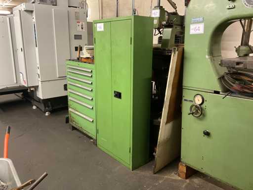 Kast met inhoud voor bewerking