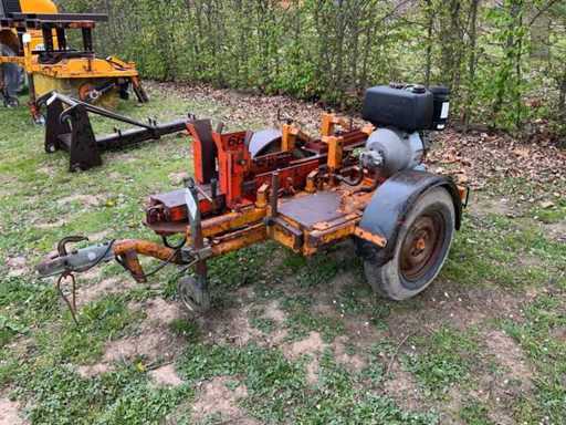 Stone scraper trailer