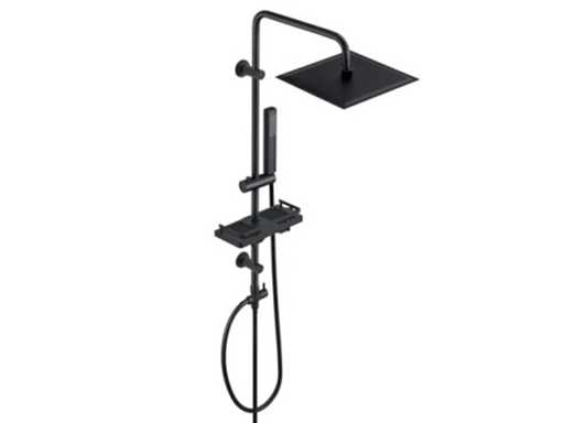 Görbach Rain shower system with shelf
