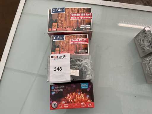 C.Star. IP20+IP44. Innen- / Außenbereich, Weihnachts-LED-Beleuchtung. (4-fach)