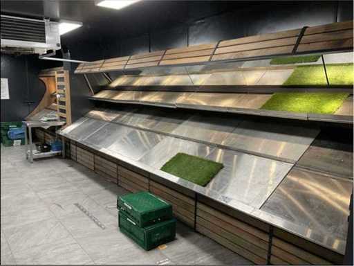 Crate presentation wall