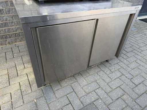 Inox - 120cm - Rvs werktafel