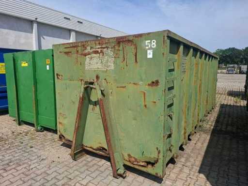 Ridicare cu cârlig deschis cu depunere a containerului