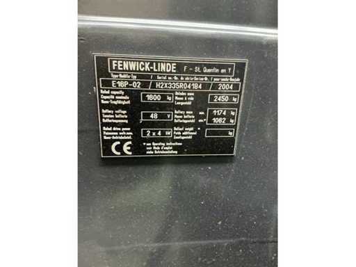 2004 Linde E16P-02 Vorkheftruck