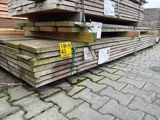 Purple Heart Planks Feingesägte 3350x190x21mm (35x)