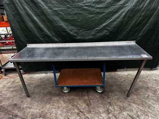 Stainless steel work table