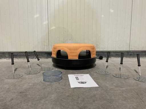 Swiss Pro+ - 6 people pizza maker - 6 Person table Pizza maker