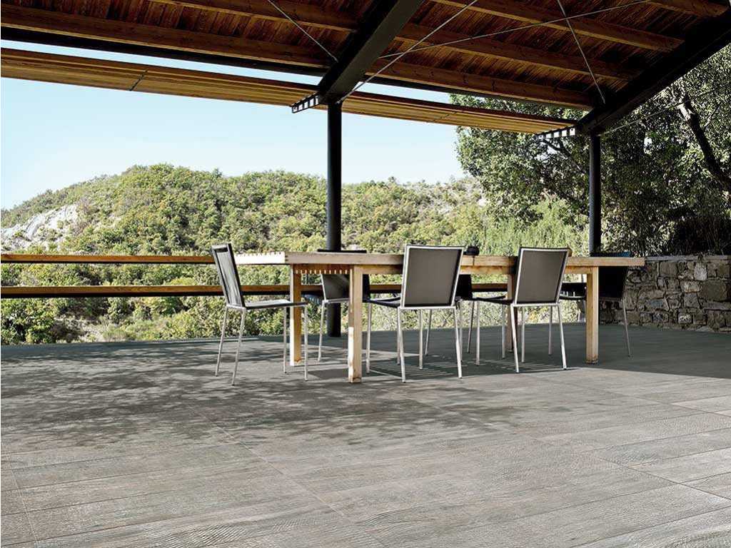 Floor tile Wood Oak grey 20x120cm rectified, 77.76m2