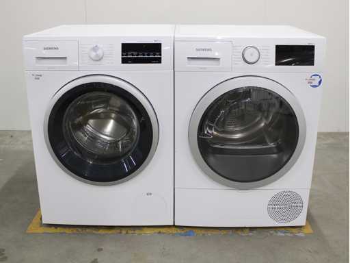 Siemens iQ500 iSensoric iQdrive aquaStop Washing Machine & Siemens iQ500 iSensoric selfCleaning Condenser Dryer