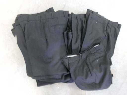 Pantaloni de uniform? de poli?ie mixt, negri, folosi?i (MR) (115x)